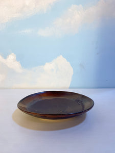 Chocolate Brown Ceramic Plate