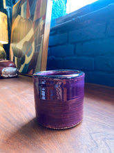 Load image into Gallery viewer, Vintage Small Purple Planter
