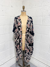 Load image into Gallery viewer, Black Floral Summer Cover Up (S)
