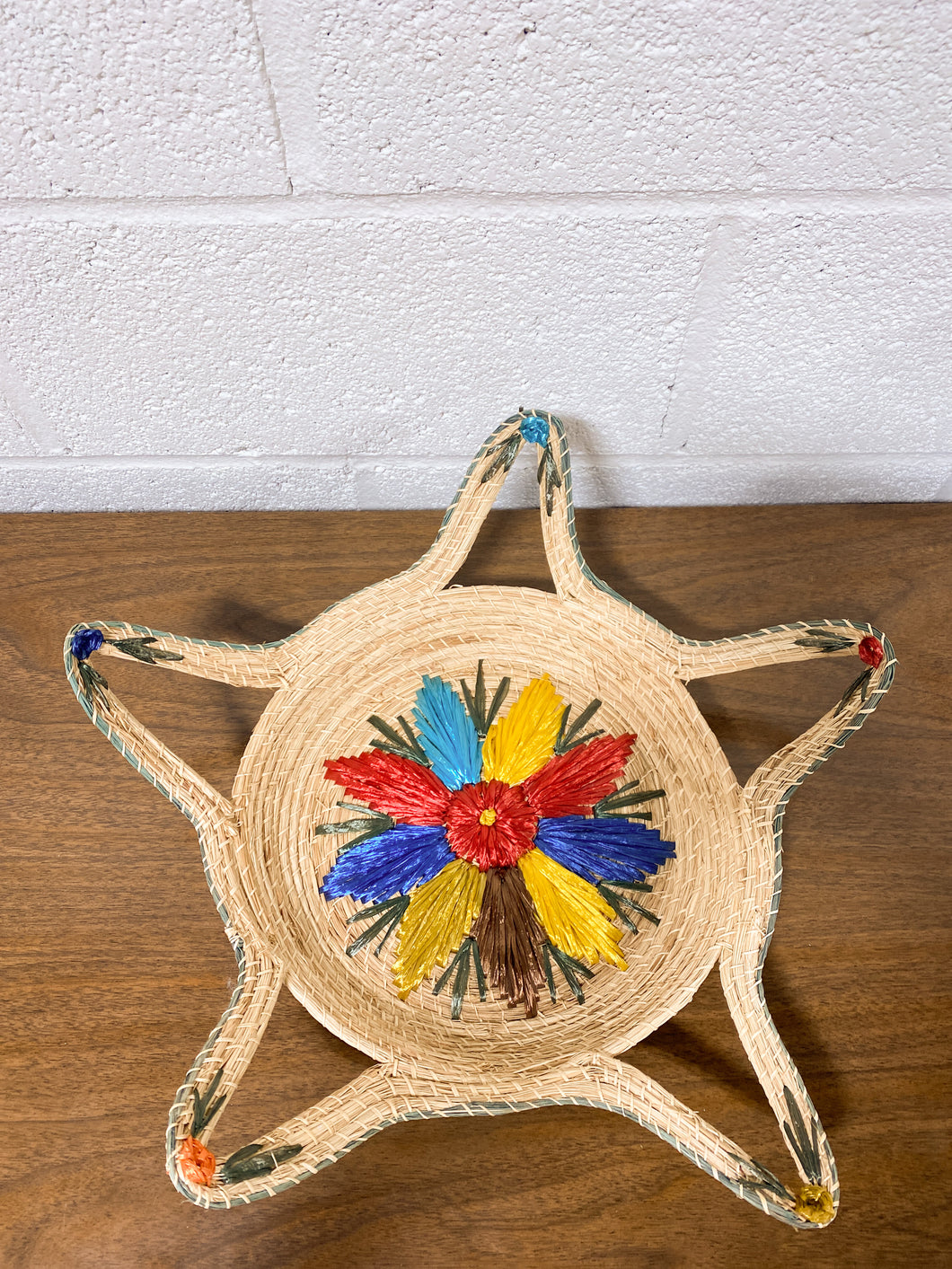 Vintage Star Shaped Basket