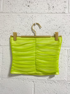 Fluorescent Green Net Tube Top (2)