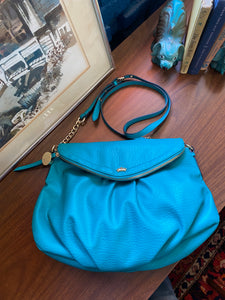 Turquoise Juicy Couture Cross Body Purse