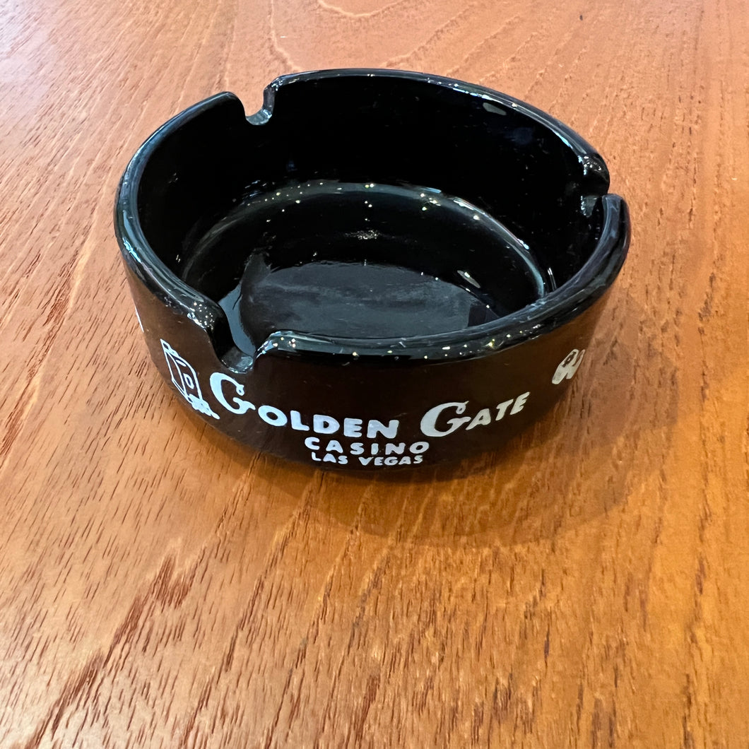 Golden Gate Casino Las Vegas Black Ashtray