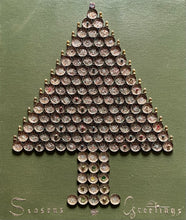 Load image into Gallery viewer, Christmas Vintage Bottle Cap Art
