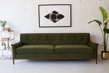 Load image into Gallery viewer, Franklin Sofa in Olive Green
