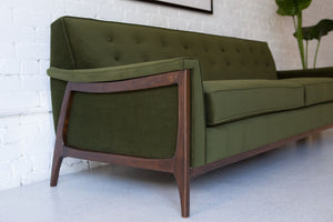 Franklin Sofa in Olive Green