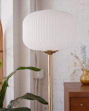 Load image into Gallery viewer, Nina Marble Brass Floor Lamp
