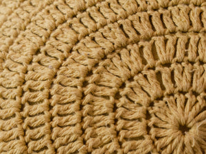 Green Knitted Pillow