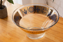 Load image into Gallery viewer, Vintage Royal Gold Rim Glass Bowl
