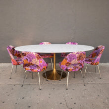 Load image into Gallery viewer, Daisy Table Gold Base 78&quot;
