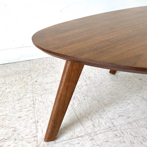 Walnut Boomerang Coffee Table