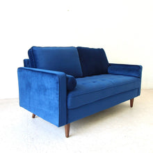 Load image into Gallery viewer, Mimi Loveseat in Deep Blue
