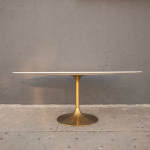 Daisy Table Gold Base 78"