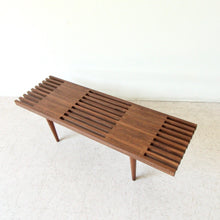 Load image into Gallery viewer, Stedman Walnut Slat Coffee Table
