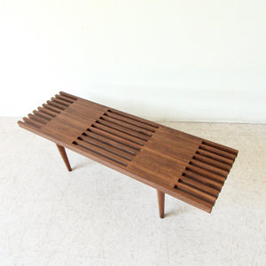 Stedman Walnut Slat Coffee Table