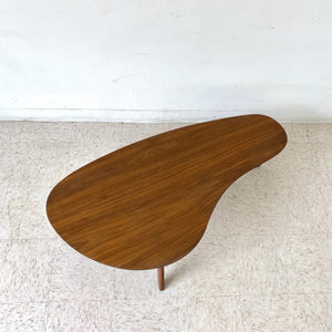 Walnut Boomerang Coffee Table