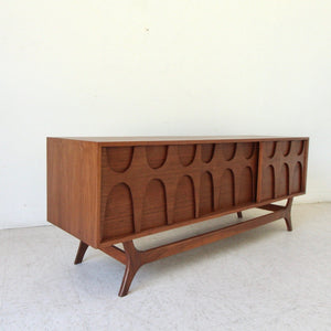 Scandinavian Walnut Credenza by Sunbeam Vintage