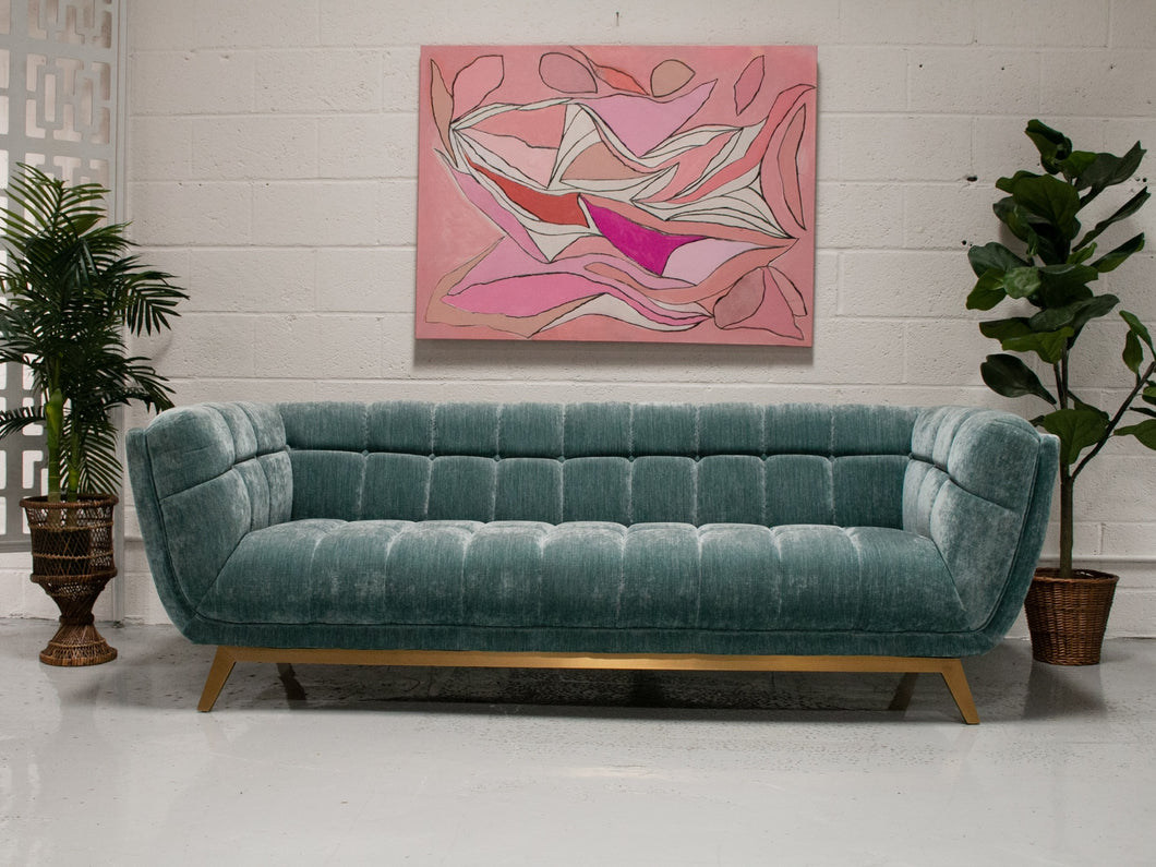 Nelly Sofa in Icy Blue