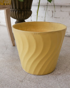 Vintage Yellow Planter