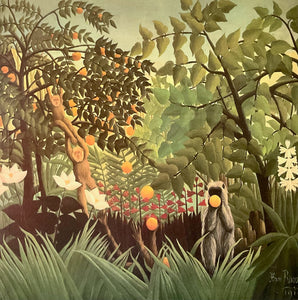 Exotic Landscape by Henri Rousseau,1910, Print on Canvas