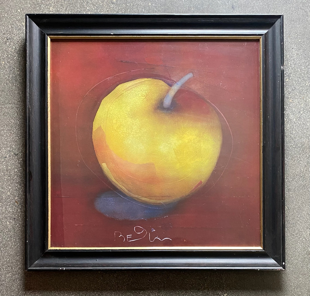 Apple Appreciation, Painting Framed