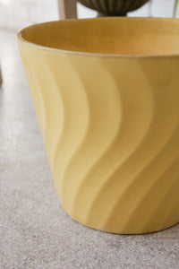 Vintage Yellow Planter