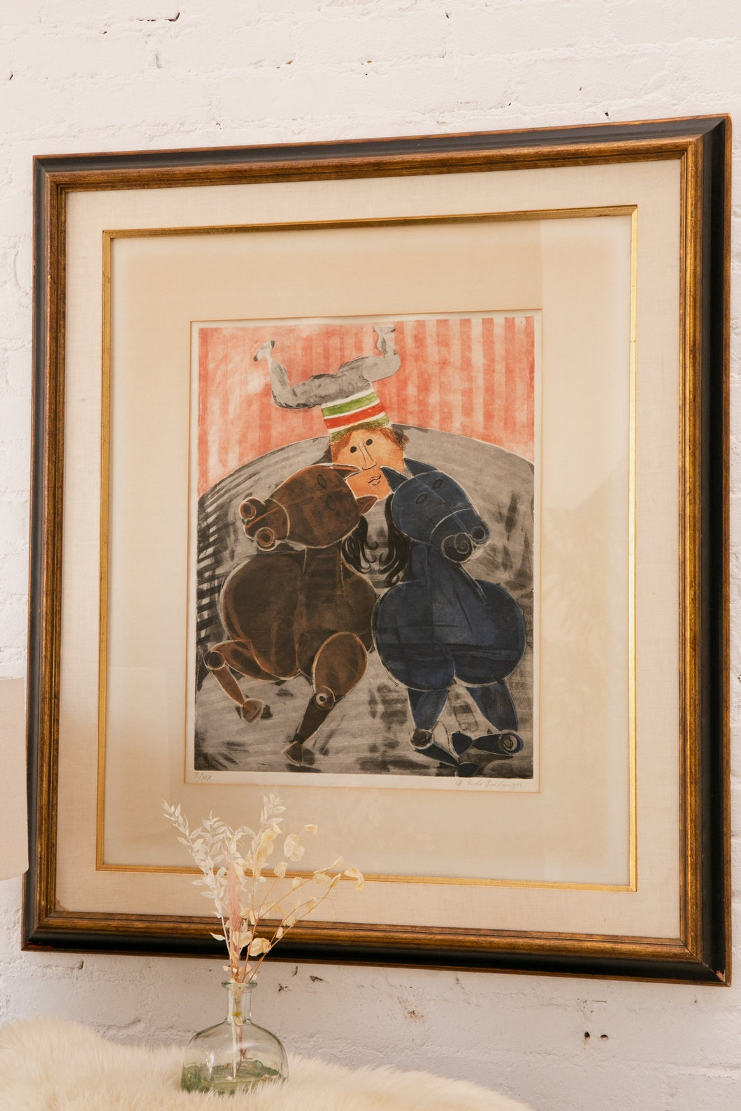 Fun Ride, Lithograph Framed