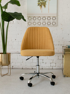 Mustard Channeled Task Chair