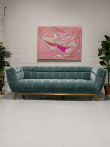 Nelly Sofa in Icy Blue