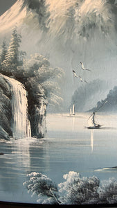 Winter on the Water, Framed Painting