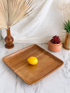 Teak Vintage Tray