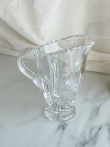 Vintage Cut Glass Creamer