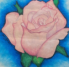 Load image into Gallery viewer, Rose in Pastel, Framed
