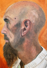 Load image into Gallery viewer, Side Profile of a Man, Painting Framed
