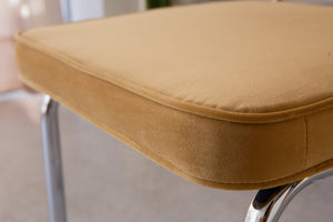 Blonde Cantilever Chair yellow Seat