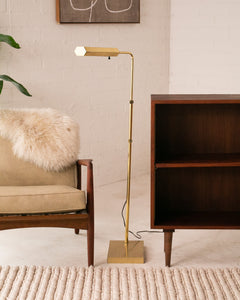 Koch & Lowy Brass Floor Lamp