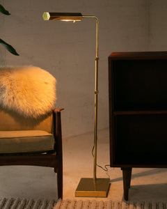 Koch & Lowy Brass Floor Lamp