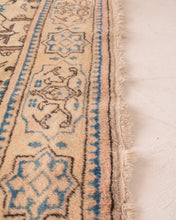 Load image into Gallery viewer, Blue Tan Persian Vintage Rug
