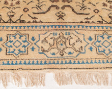 Load image into Gallery viewer, Blue Tan Persian Vintage Rug
