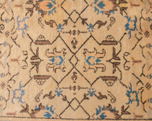 Load image into Gallery viewer, Blue Tan Persian Vintage Rug
