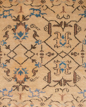 Load image into Gallery viewer, Blue Tan Persian Vintage Rug
