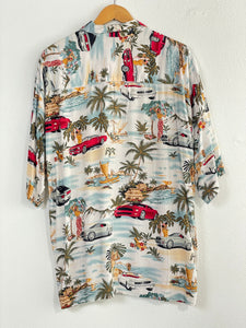 Island and Cars Hawaiian Shirtl