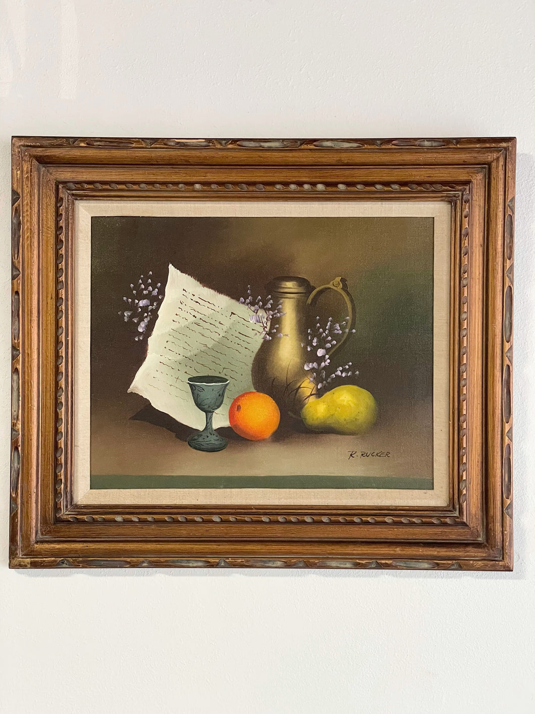 Huge Still Life Oil Painting