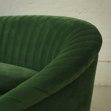 Load image into Gallery viewer, Selena Curved Sofa in Emerald Green
