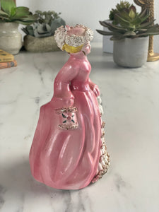 Pink Victorian Figurine