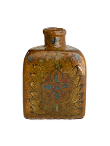 Persian Qajar Pottery Tea Flask