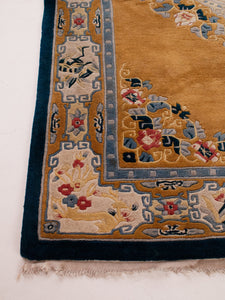 Yellow Gold Antique Rug