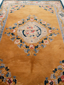 Yellow Gold Antique Rug