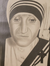 Load image into Gallery viewer, Mother Teresa in Pencil
