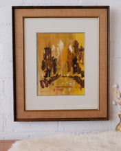 Load image into Gallery viewer, Listed Artist Mid Century Abstract Painting
